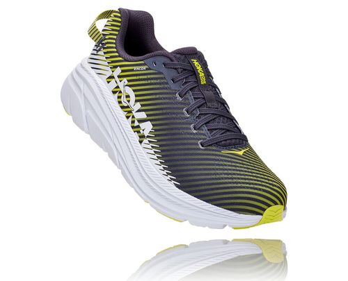 Hoka One One Herre Rincon 2 Road Løpesko Odyssey Grå/Hvit Norge-89SHD